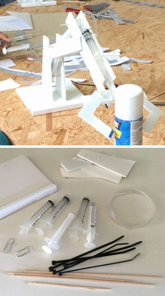 Comment fabriquer un bras robot hydraulique avec du carton